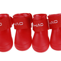 HKM-7904701 Adorable Candy Pet Rain Boots - Waterproof, Non-Slip, Warm, and Wear-Resistant for Dogs