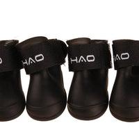 HKM-7904701 Adorable Candy Pet Rain Boots - Waterproof, Non-Slip, Warm, and Wear-Resistant for Dogs