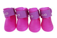 HKM-7904701 Adorable Candy Pet Rain Boots - Waterproof, Non-Slip, Warm, and Wear-Resistant for Dogs