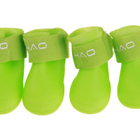 HKM-7904701 Adorable Candy Pet Rain Boots - Waterproof, Non-Slip, Warm, and Wear-Resistant for Dogs