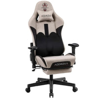 HKM-790547 Luxury Leather Gaming Chair with Footrest for Office and Lounge Use