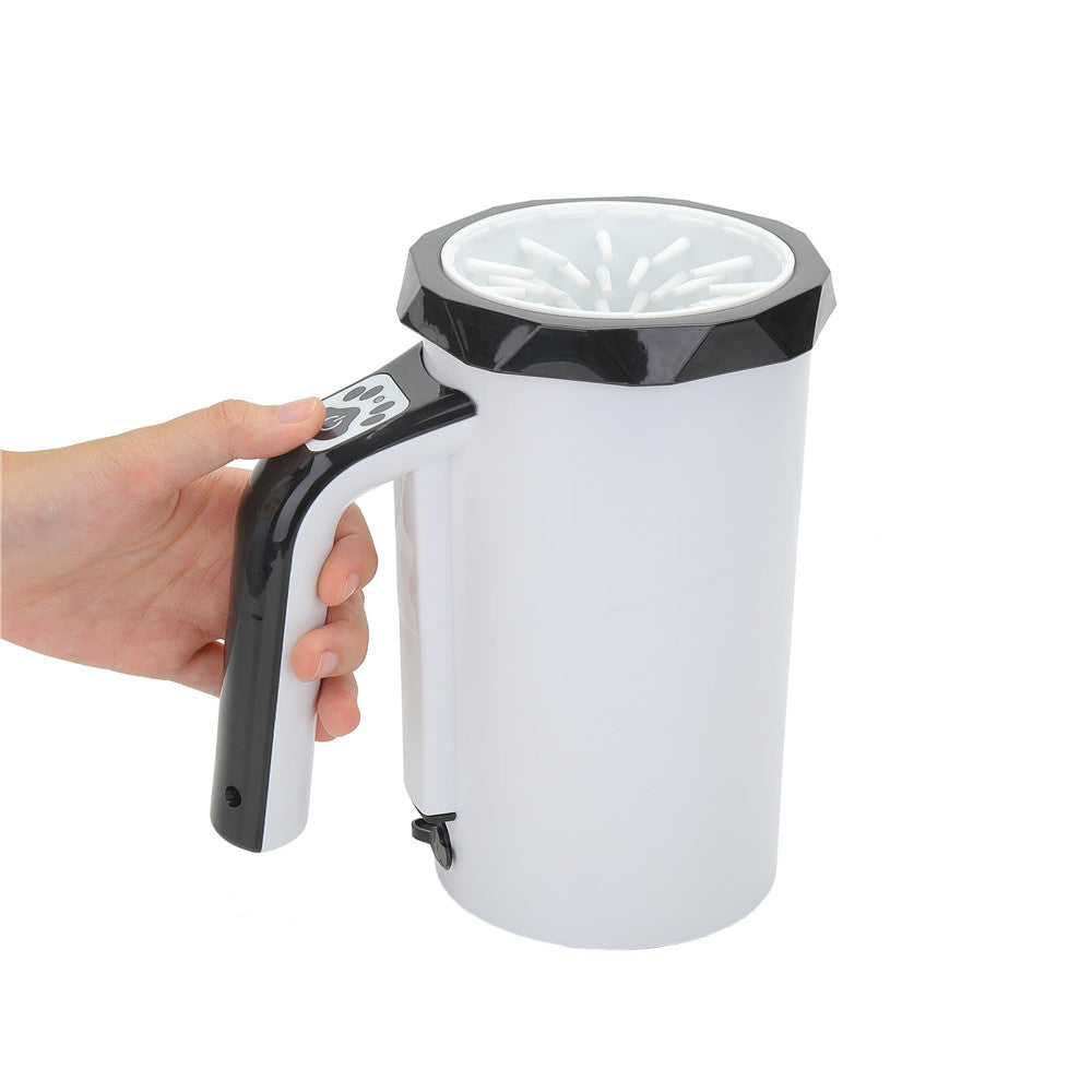 HKM-7905725 Automatic Pet Foot Washing Machine for Dogs - Electric Cleaning Cup in Black & White or Blue Options