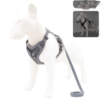 HKM-7907133 Reflective Vest-Style Anti-Strike-Off Harness for Small to Medium Dogs - Comfortable Sandwich Mesh Design
