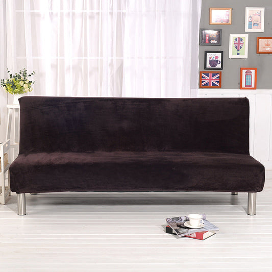 HKM-790739 Universal Leather Fabric Sofa Cushion Cover - Armrest-Free, Plush Material, Multiple Colors Available