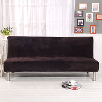 HKM-790739 Universal Leather Fabric Sofa Cushion Cover - Armrest-Free, Plush Material, Multiple Colors Available
