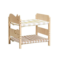 HKM-7907901 Summer Universal Pet Bed for Cats and Small Dogs - Multi-layer Wooden Design