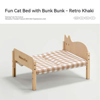 HKM-7907901 Summer Universal Pet Bed for Cats and Small Dogs - Multi-layer Wooden Design