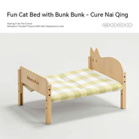 HKM-7907901 Summer Universal Pet Bed for Cats and Small Dogs - Multi-layer Wooden Design