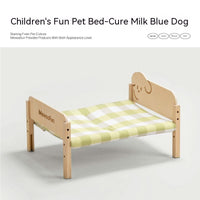 HKM-7907901 Summer Universal Pet Bed for Cats and Small Dogs - Multi-layer Wooden Design