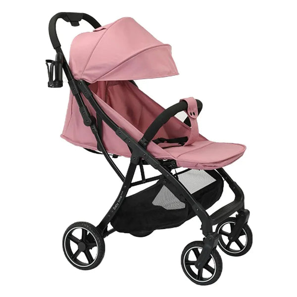 HKM-790867 Compact One-Button Folding Baby Stroller for Convenient Travel with Gravity Mechanism