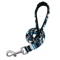 HKM-7909693 Customizable Nylon Dog Collar with Anti-Lost Tag and Traction Rope for Small to Large Dogs