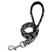 HKM-7909693 Customizable Nylon Dog Collar with Anti-Lost Tag and Traction Rope for Small to Large Dogs