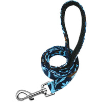HKM-7909693 Customizable Nylon Dog Collar with Anti-Lost Tag and Traction Rope for Small to Large Dogs