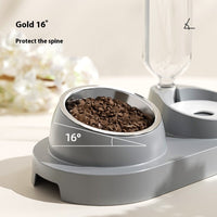 HKM-7909821 Automatic Cat Bowl with Oblique Mouth in Various Colors and Materials