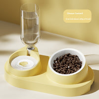 HKM-7909821 Automatic Cat Bowl with Oblique Mouth in Various Colors and Materials