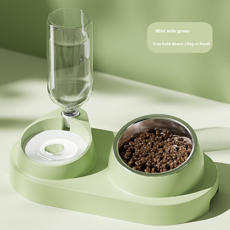 HKM-7909821 Automatic Cat Bowl with Oblique Mouth in Various Colors and Materials