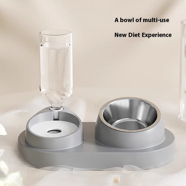 HKM-7909821 Automatic Cat Bowl with Oblique Mouth in Various Colors and Materials