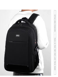 HKM-791059 15.6 Inch Business Casual Waterproof Backpack for Men - Travel and School Use