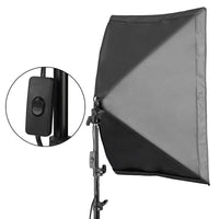 HKM-791059 Studio Light and Tripod Set for Portrait and Costume Photography with Soft Light Cloth and High-Reflective Fabric, 50x70cm