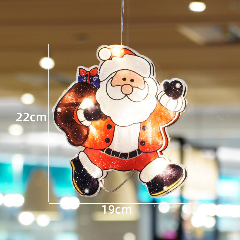 HKM-791123 Luminous Christmas Suction Cup Light for Tree and Outdoor Decoration