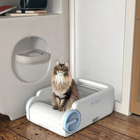 HKM-791123 Smart Automatic Cat Litter Box with APP Control and Easy Cleaning Features