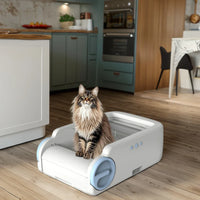 HKM-791123 Smart Automatic Cat Litter Box with APP Control and Easy Cleaning Features