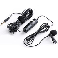 HKM-791187 Omnidirectional Lavalier Microphone for Cameras with 3.5mm Connection