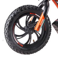 HKM-791251 Electric Balance Bike for Kids, 12" 16" or 20" Wheels, 250W Hub Motor, Ages 2-5, Disc Brake, Lightweight Aluminum Frame