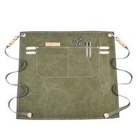 HKM-791315 Customizable Canvas Half Apron for Baking, Cooking, and Barbecue – Multiple Colors Available