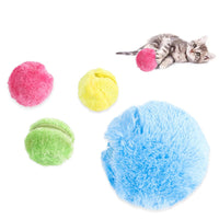 HKM-7913277 Interactive Plush Electric Rolling Ball for Dogs and Cats - Safe Chew Toy