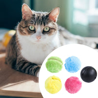 HKM-7913277 Interactive Plush Electric Rolling Ball for Dogs and Cats - Safe Chew Toy