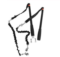 HKM-7913405 Adjustable Bicycle Dog Leash with Environmentally Friendly Handle and Stainless Steel Support