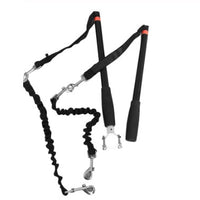 HKM-7913405 Adjustable Bicycle Dog Leash with Environmentally Friendly Handle and Stainless Steel Support