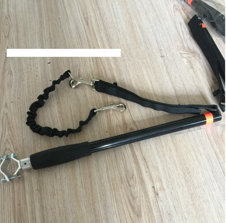 HKM-7913405 Adjustable Bicycle Dog Leash with Environmentally Friendly Handle and Stainless Steel Support