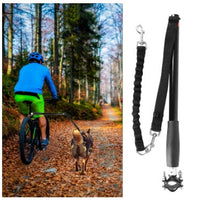HKM-7913405 Adjustable Bicycle Dog Leash with Environmentally Friendly Handle and Stainless Steel Support