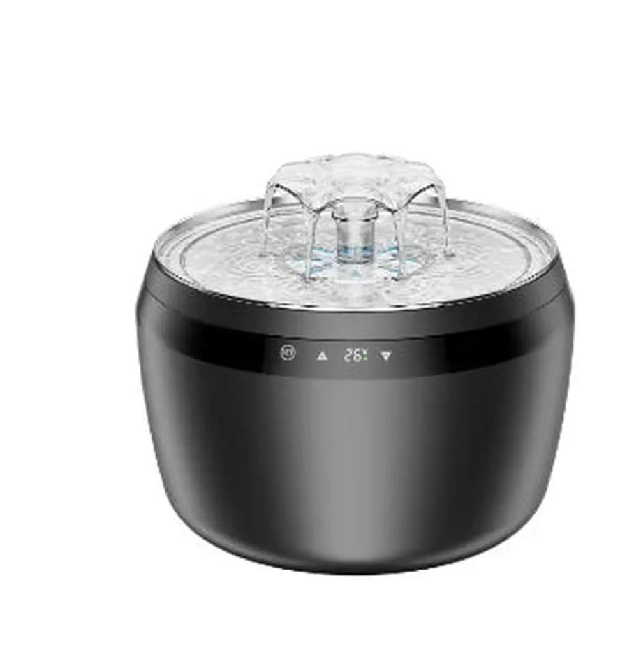 HKM-791443 Automatic 304 Stainless Steel Cat Water Dispenser with Temperature Control