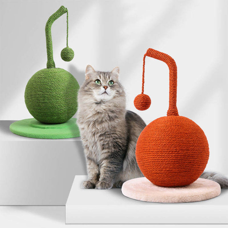 HKM-791443 Creative Teasing Cat Claw Sharpening Artifact Interactive Toy Fruit Ball