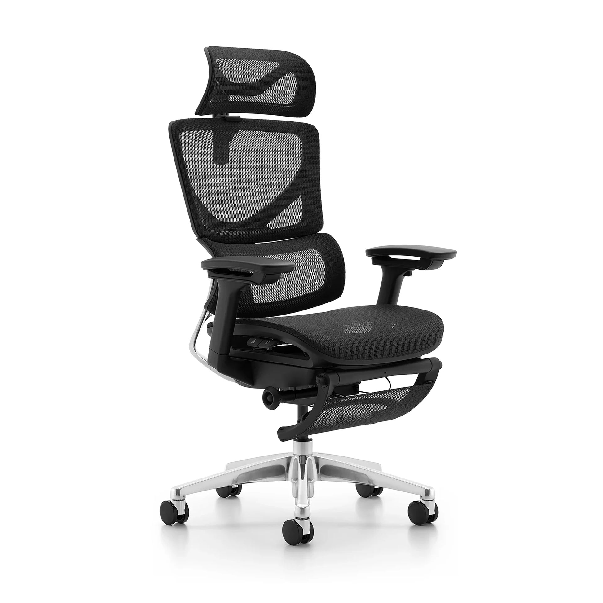 HKM-791443 Ergonomic 4D Armrest Lumbar Support Mesh Office Chair with Adjustable Backrest