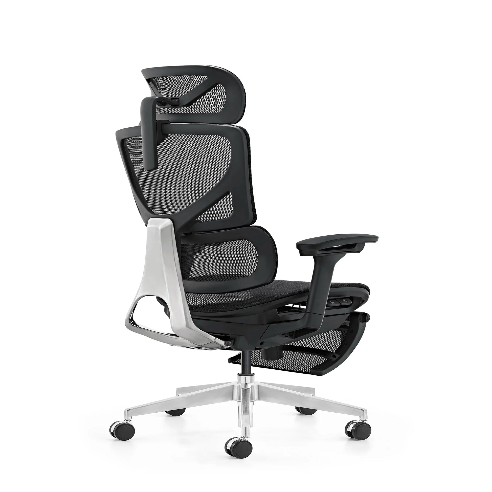 HKM-791443 Ergonomic 4D Armrest Lumbar Support Mesh Office Chair with Adjustable Backrest