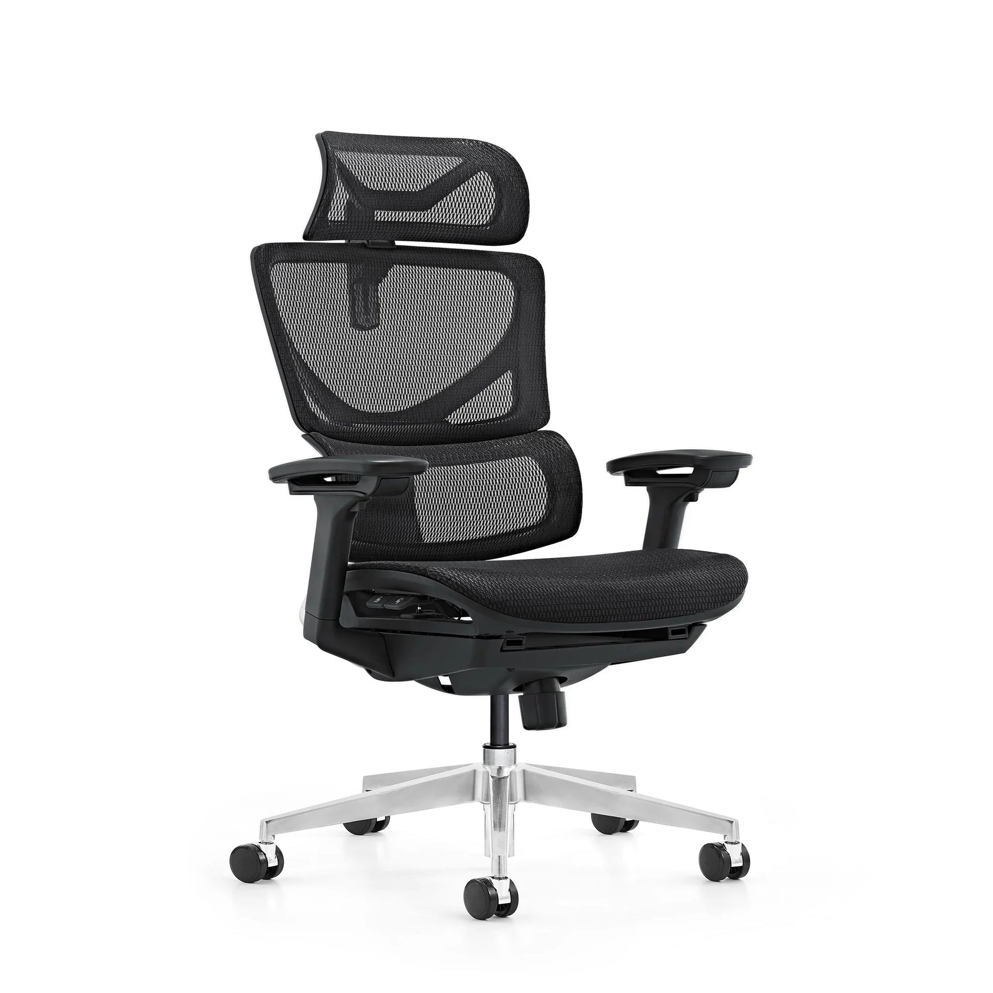 HKM-791443 Ergonomic 4D Armrest Lumbar Support Mesh Office Chair with Adjustable Backrest