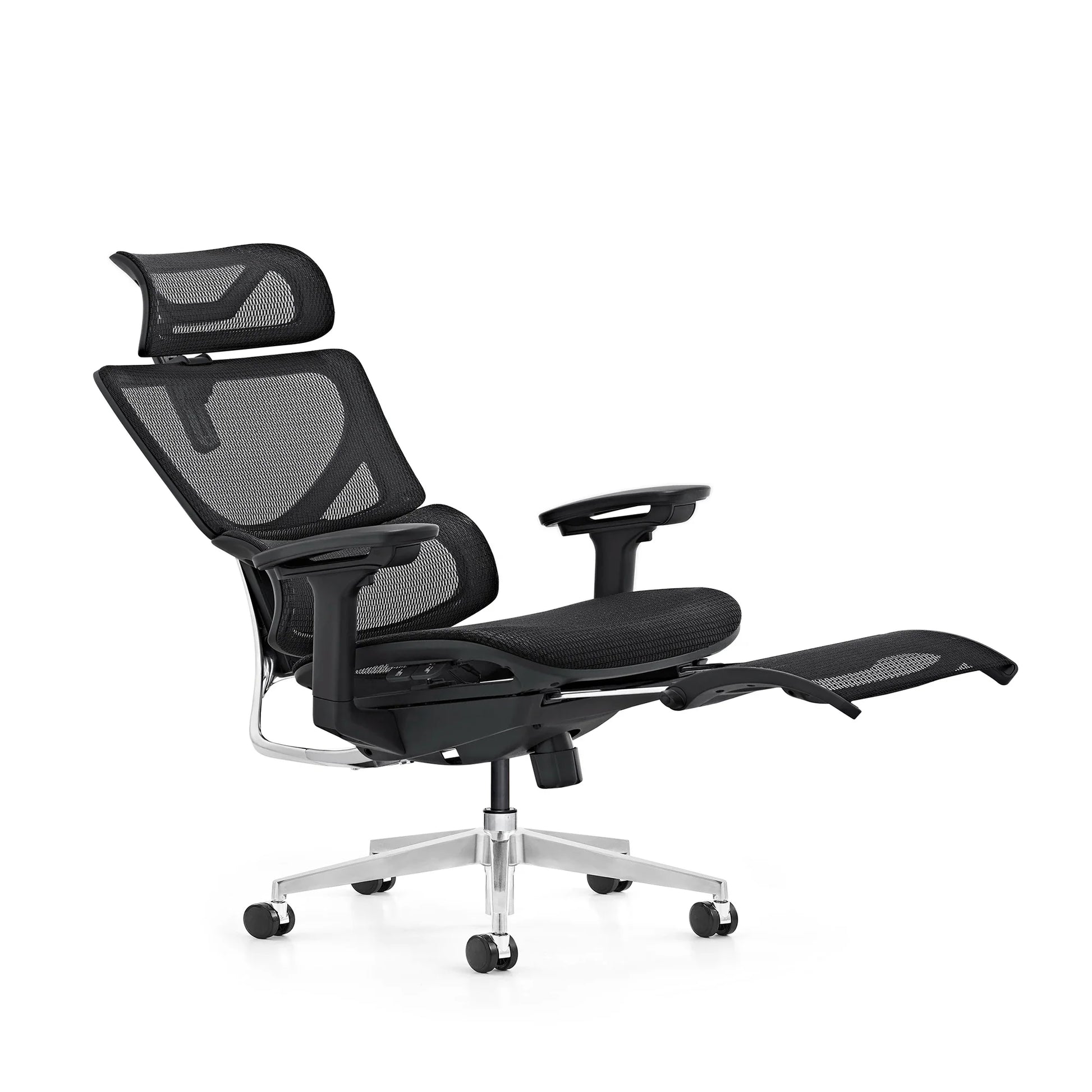 HKM-791443 Ergonomic 4D Armrest Lumbar Support Mesh Office Chair with Adjustable Backrest
