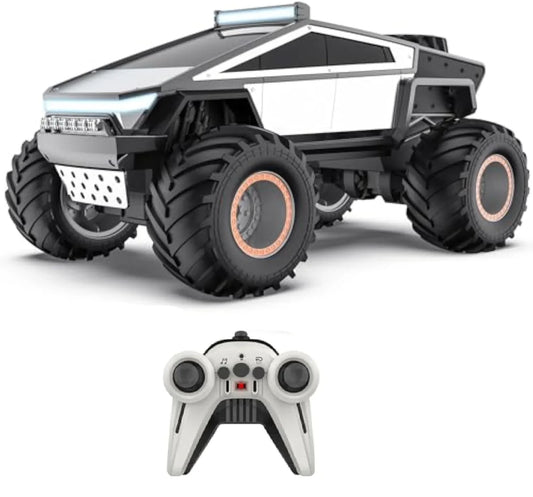 HKM-791507 Large-Scale Remote Control Cyber Truck with Lights and Music, 1:12 Scale, Off-Road Capability