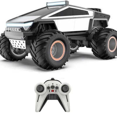 HKM-791507 Large-Scale Remote Control Cyber Truck with Lights and Music, 1:12 Scale, Off-Road Capability