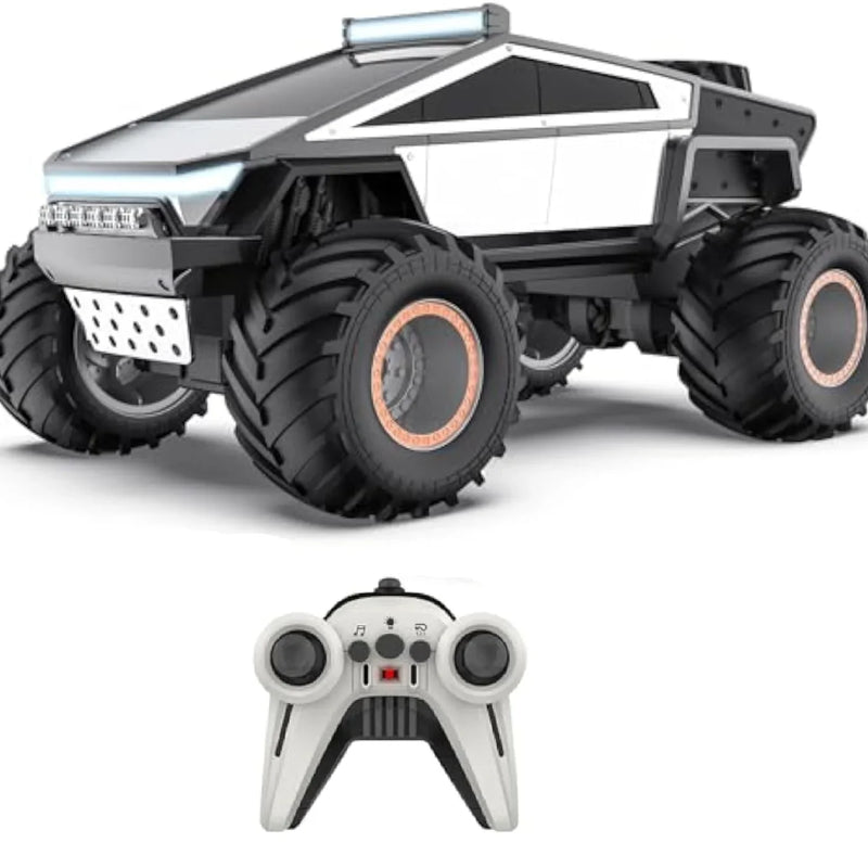 HKM-791507 Large-Scale Remote Control Cyber Truck with Lights and Music, 1:12 Scale, Off-Road Capability