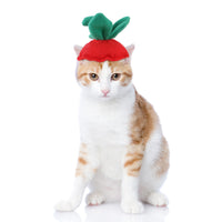 HKM-7915837 Cartoon-Style Plush Pet Hat for Cats and Dogs - Average Size Curly Hair Design