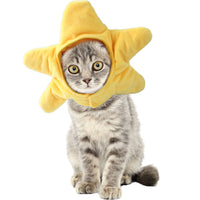 HKM-7915837 Cartoon-Style Plush Pet Hat for Cats and Dogs - Average Size Curly Hair Design