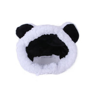 HKM-7915837 Cartoon-Style Plush Pet Hat for Cats and Dogs - Average Size Curly Hair Design