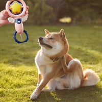 HKM-7917757 Durable Interactive Dog Chew Toys with Squeaker for Large Breeds - Dental Cleaning and Oral Health Solutions