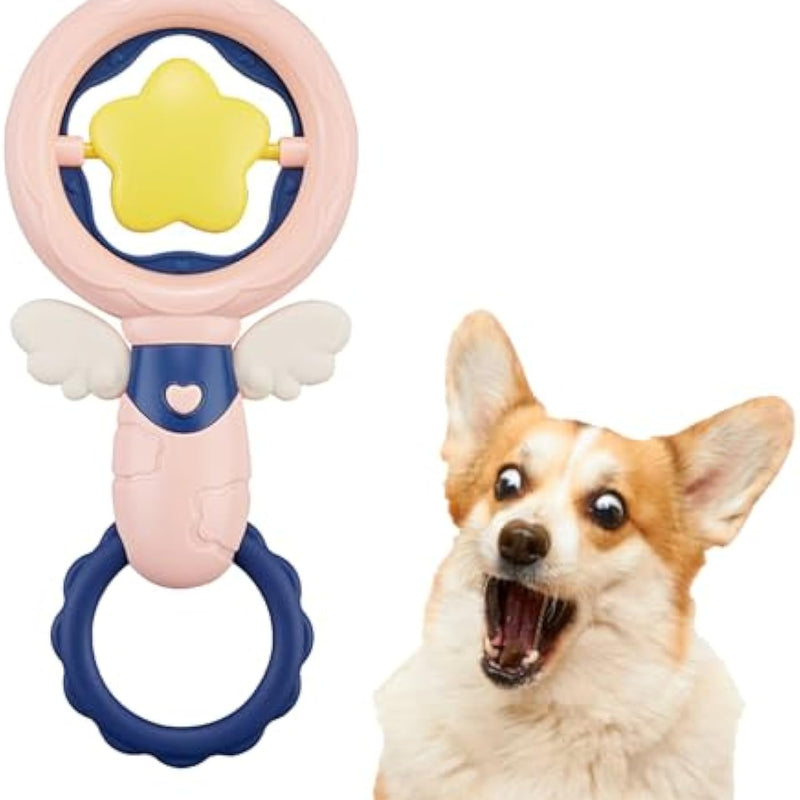 HKM-7917757 Durable Interactive Dog Chew Toys with Squeaker for Large Breeds - Dental Cleaning and Oral Health Solutions