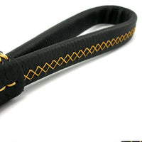 HKM-7919165 Durable Leather Traction Rope with Swivel Hook for Medium & Large Dogs